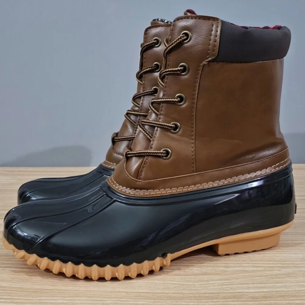 Sporto Boot Danielle Duck Womens Outdoor Shoe Insulated Brown Black Size 9
